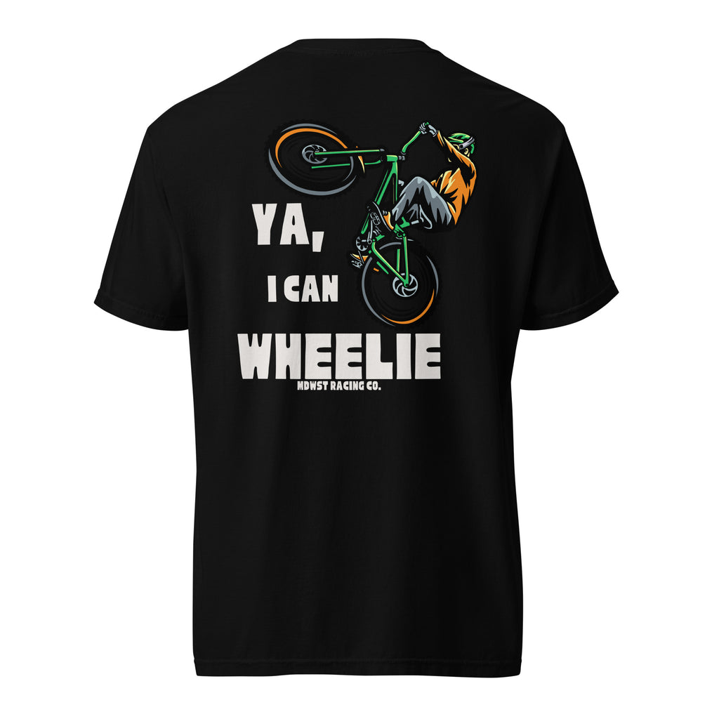 "Wheelie" heavyweight t-shirt