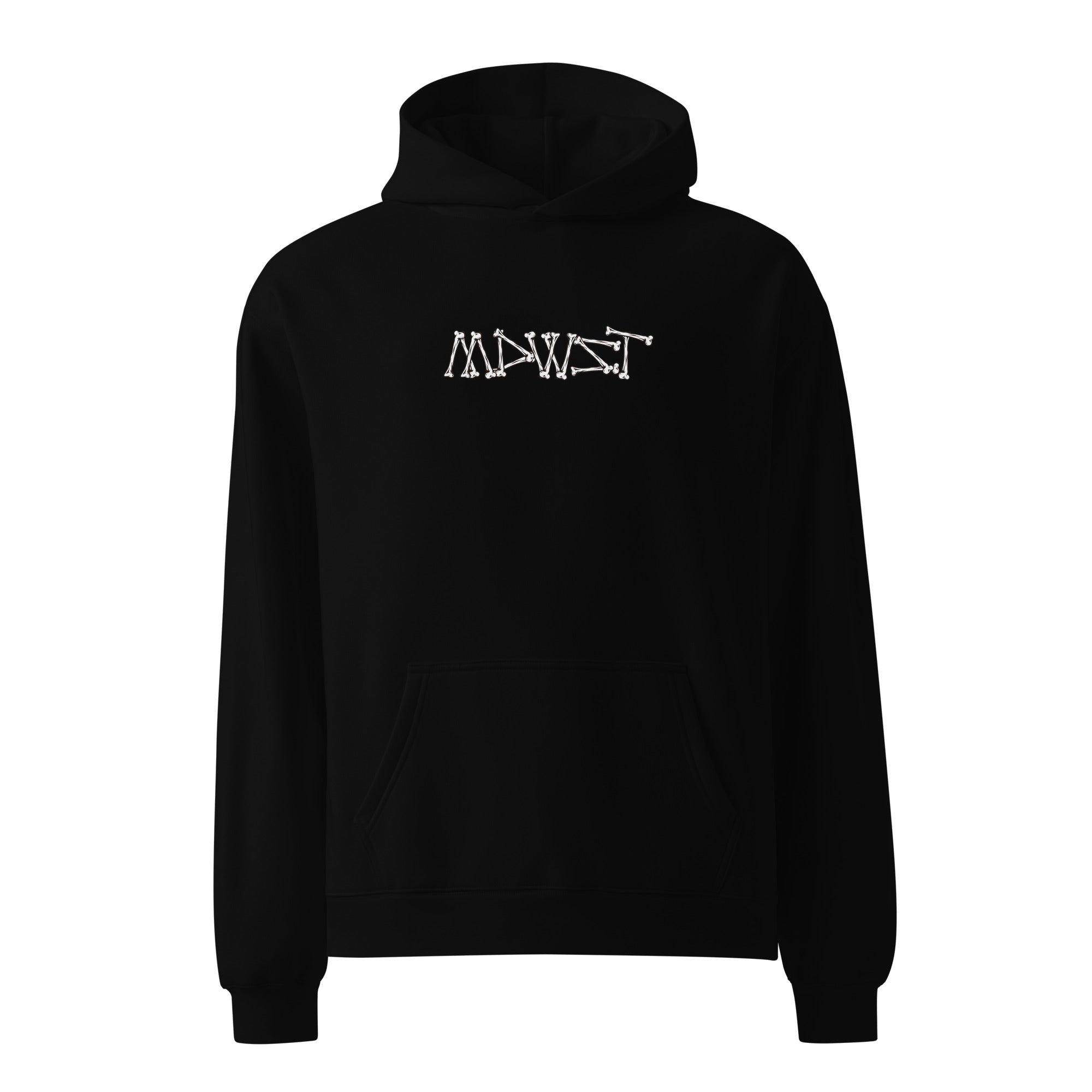 MDWST bones oversized hoodie